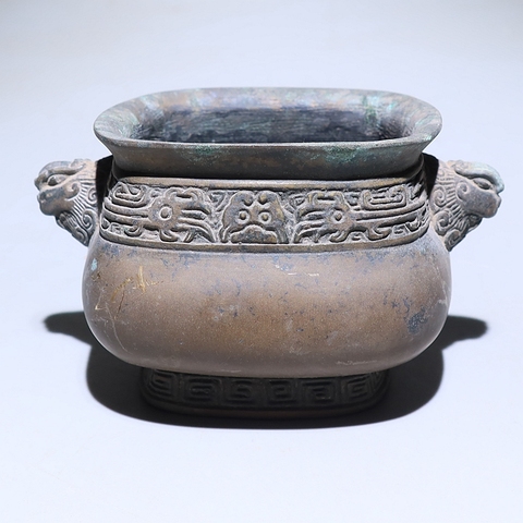 古玩銅器銅香爐真品鑒賞圖