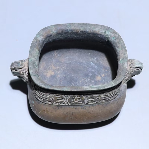 古玩銅器銅香爐真品鑒賞圖