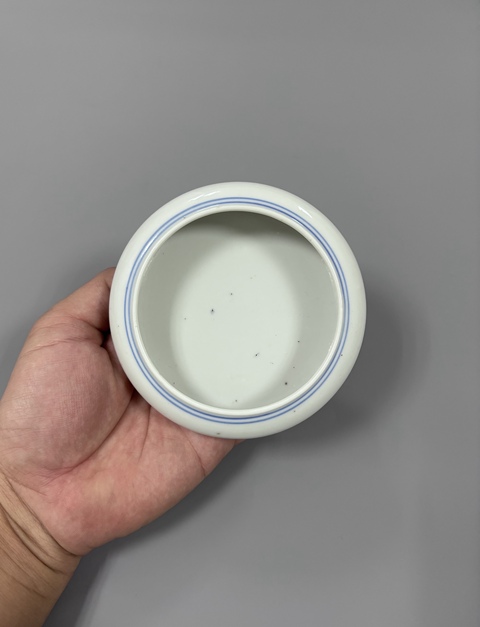 古玩陶瓷白釉洗真品鑒賞圖