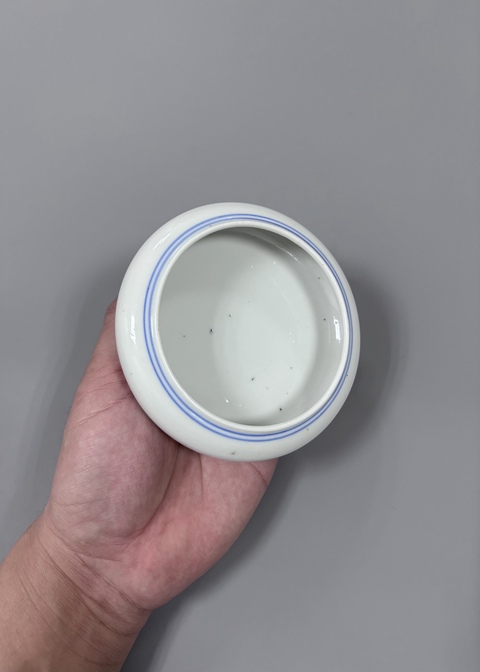 古玩陶瓷白釉洗真品鑒賞圖