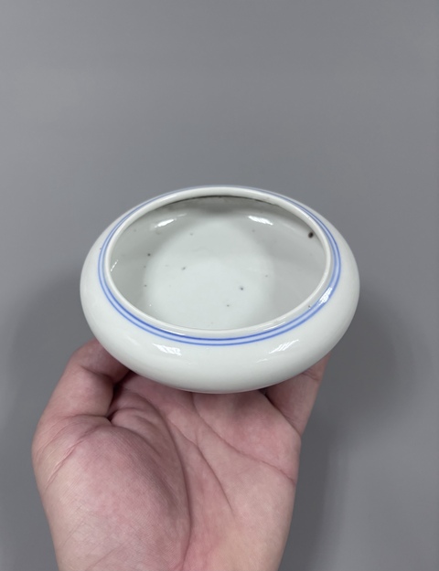 古玩陶瓷白釉洗真品鑒賞圖