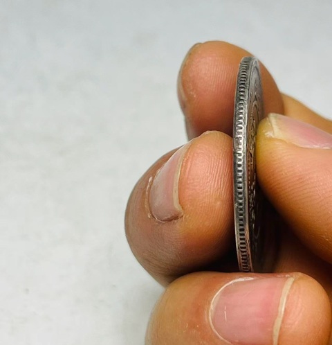 古玩錢幣云南半圓銀幣真品鑒賞圖