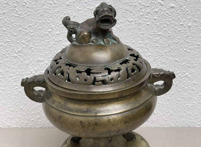 古玩銅器熏爐真品鑒賞圖