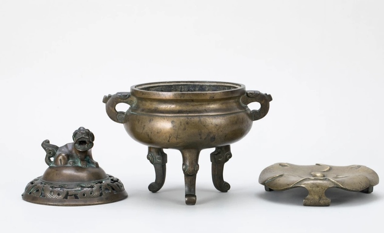 古玩銅器熏爐真品鑒賞圖