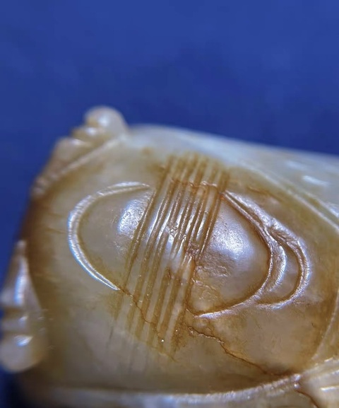 古玩玉器蟬真品鑒賞圖