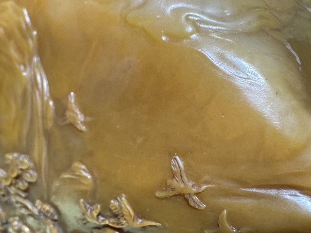 古玩雜項老撾田黃石擺件真品鑒賞圖