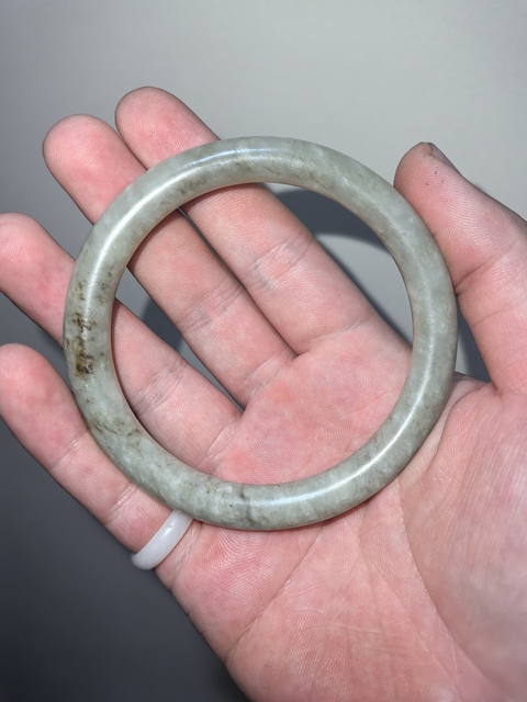 古玩玉器和田玉雕“素紋手鐲”真品鑒賞圖