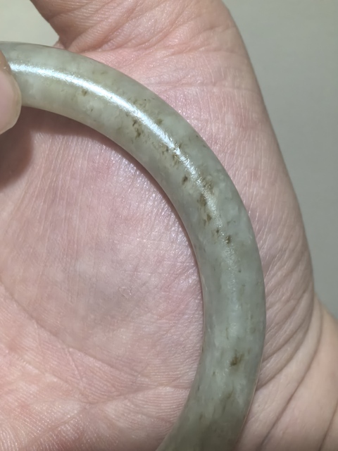 古玩玉器和田玉雕“素紋手鐲”真品鑒賞圖