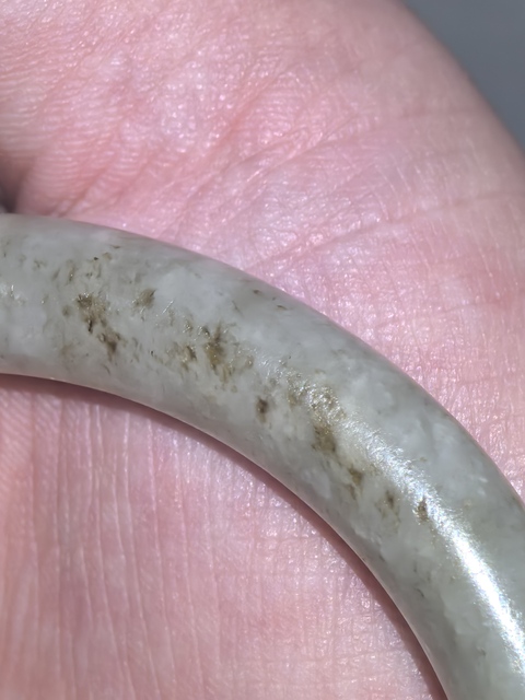 古玩玉器和田玉雕“素紋手鐲”真品鑒賞圖