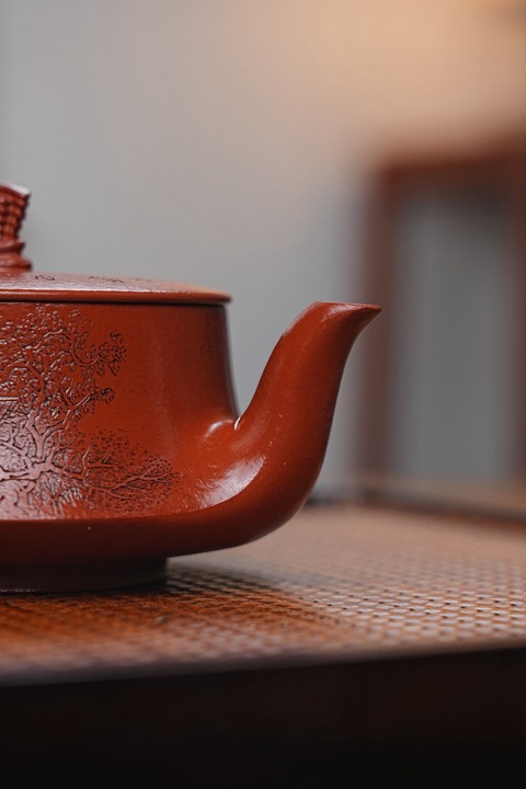 古玩雜項一帆風順紫砂壺【全手工】【二廠朱泥】真品鑒賞圖