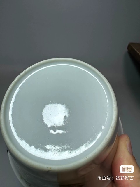 古玩陶瓷淺絳彩杯真品鑒賞圖