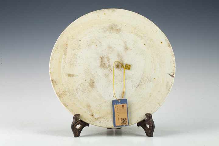 古玩陶瓷清末民初·淺絳彩山水人物紋瓷板拍賣，當前價格2304元