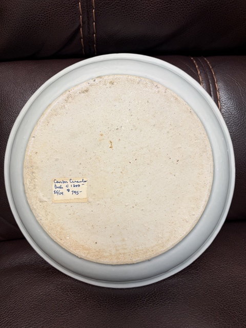 古玩陶瓷青花山水樓閣紋盤真品鑒賞圖