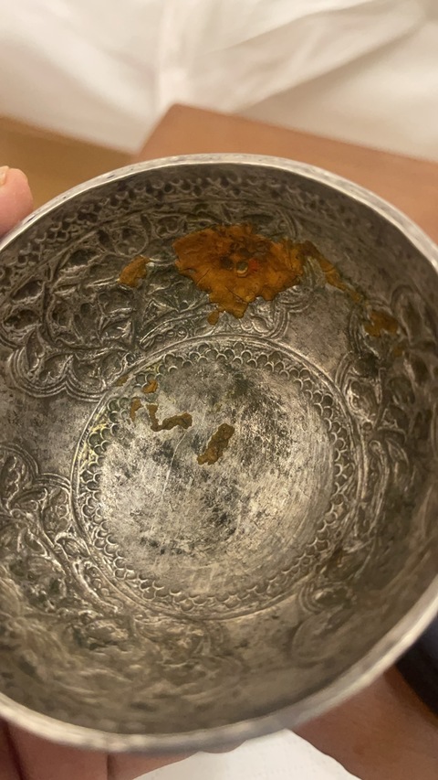 古玩雜項清代銀碗真品鑒賞圖