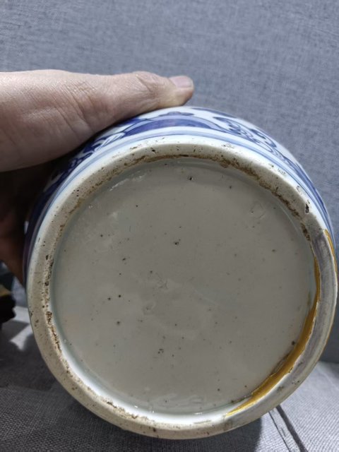 古玩陶瓷嘉萬青花龍紋梅瓶真品鑒賞圖