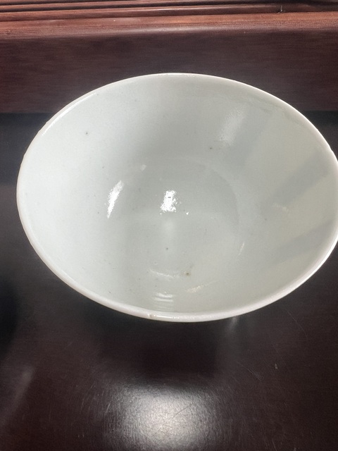 古玩陶瓷青花壽字紋蓋碗真品鑒賞圖