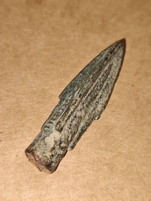 古玩銅器青銅箭頭真品鑒賞圖