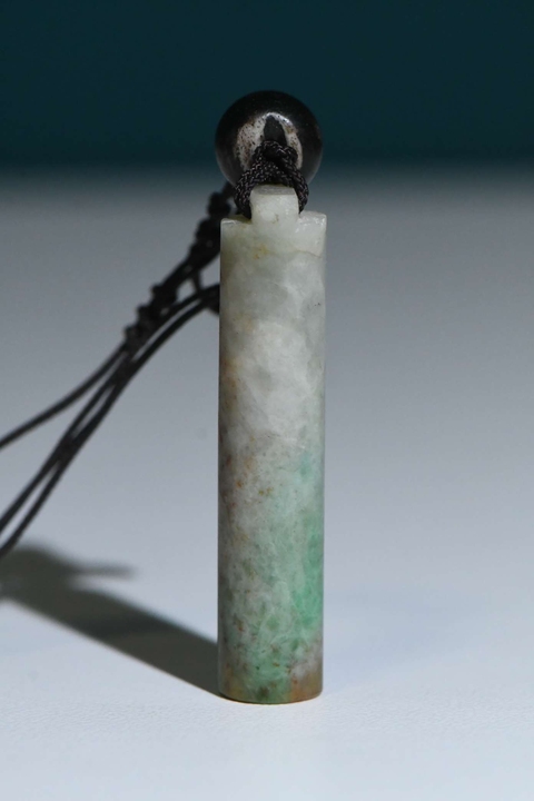 古玩玉器翡翠雕“素紋翎管”真品鑒賞圖