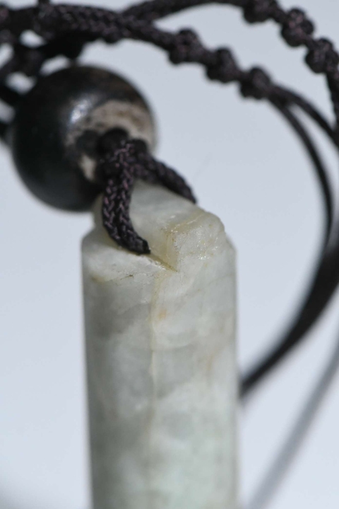 古玩玉器翡翠雕“素紋翎管”真品鑒賞圖