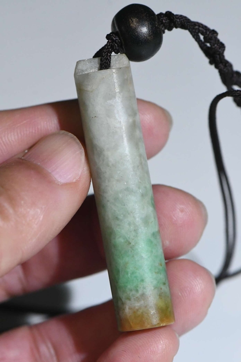 古玩玉器翡翠雕“素紋翎管”真品鑒賞圖