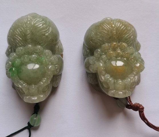 古玩玉器翡翠貔貅真品鑒賞圖