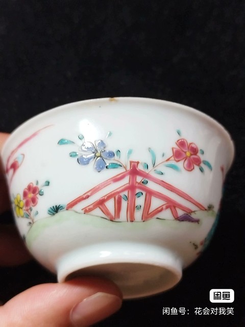 古玩陶瓷雍正粉彩真品鑒賞圖