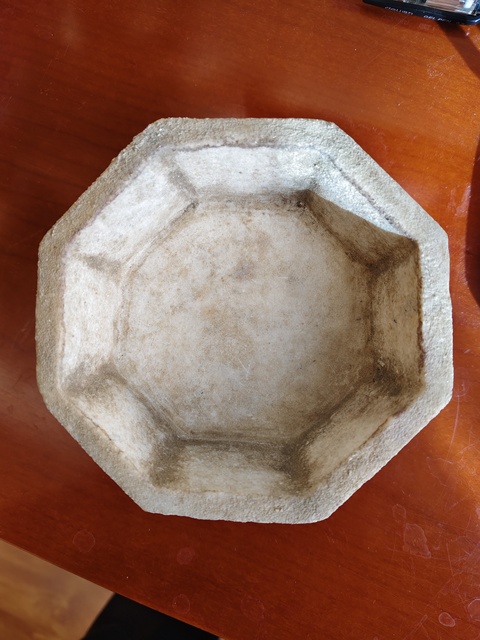 古玩雜項石花盆真品鑒賞圖