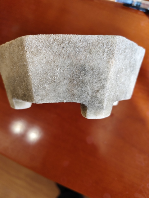 古玩雜項石花盆真品鑒賞圖