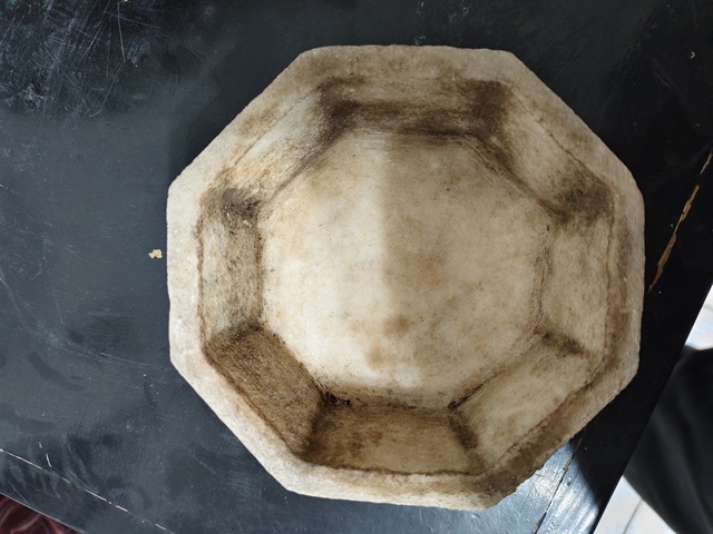 古玩雜項石花盆真品鑒賞圖