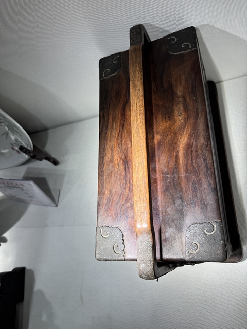 古玩雜項黃花梨提盒真品鑒賞圖