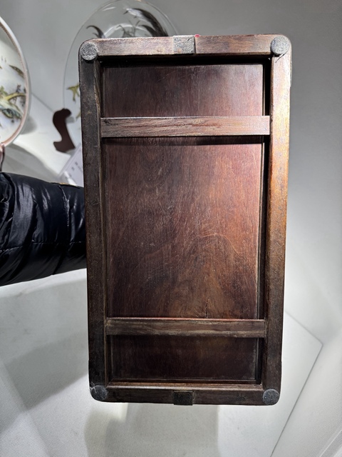 古玩雜項黃花梨提盒真品鑒賞圖