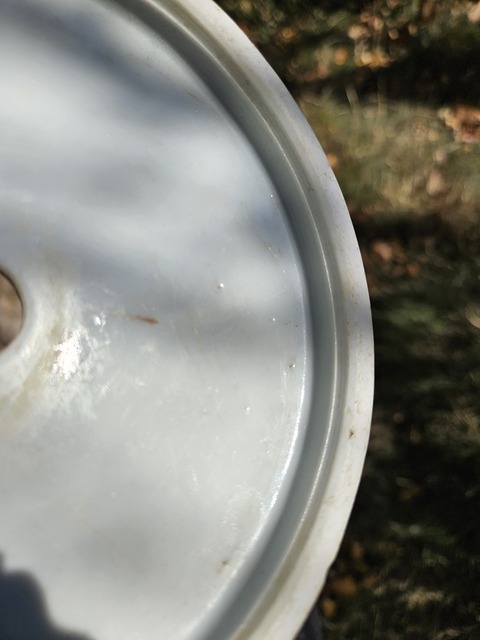 古玩陶瓷青花留白冰梅紋花盆真品鑒賞圖