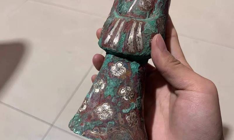 古玩銅器青銅人物真品鑒賞圖