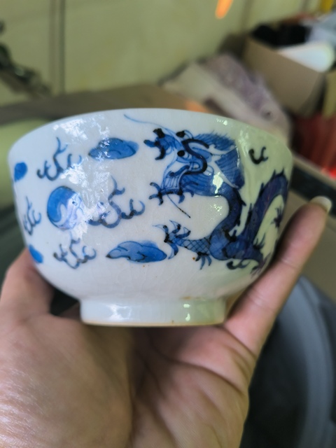 古玩陶瓷青花小碗真品鑒賞圖