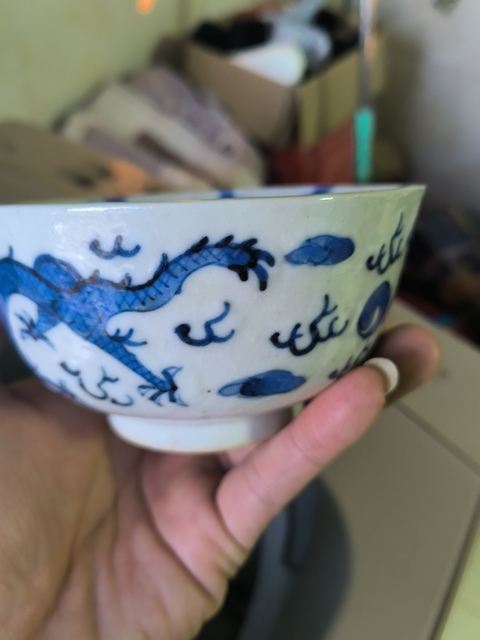 古玩陶瓷青花小碗真品鑒賞圖