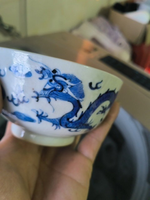 古玩陶瓷青花小碗真品鑒賞圖