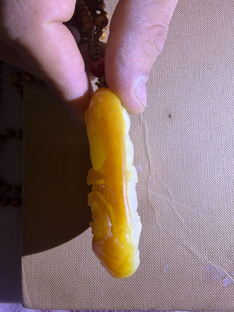 古玩玉器和田玉山水掛件真品鑒賞圖