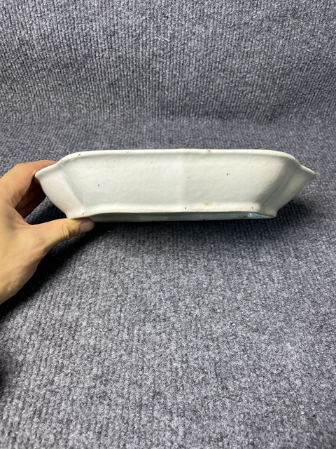 古玩陶瓷粉彩火珠龍紋盤真品鑒賞圖