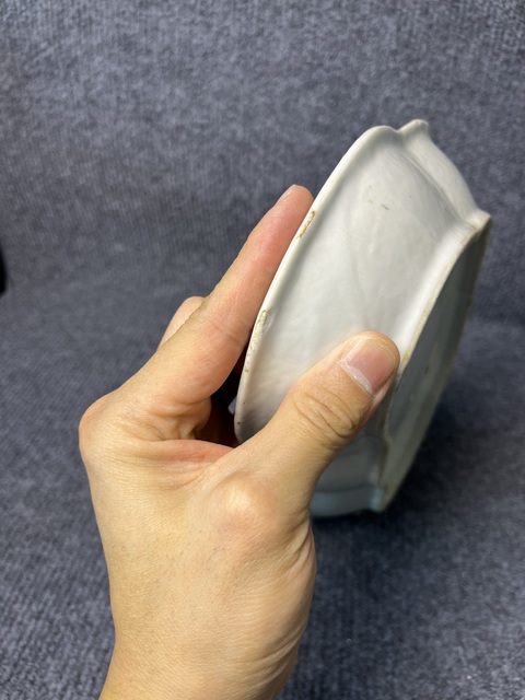 古玩陶瓷粉彩火珠龍紋盤真品鑒賞圖