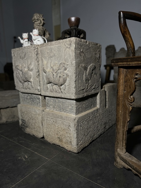 古玩雜項悶墩真品鑒賞圖