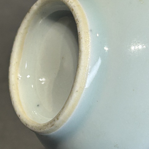 古玩陶瓷康熙青花教子圖蓮子罐拍賣，當前價格16800元