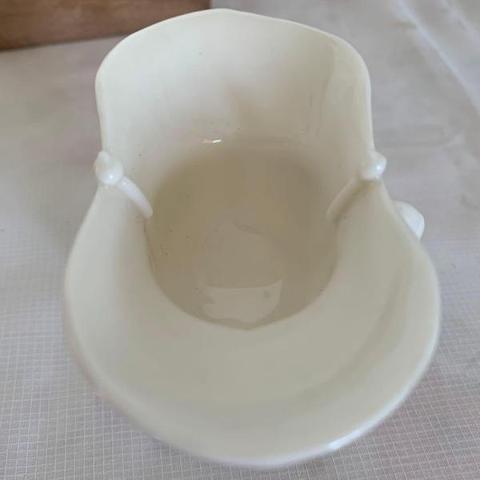 古玩陶瓷白釉爵杯真品鑒賞圖