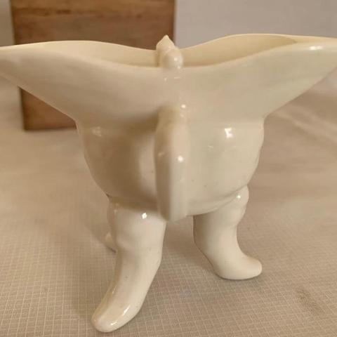 古玩陶瓷白釉爵杯真品鑒賞圖