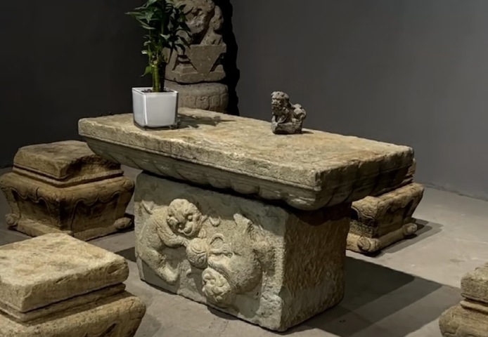 古玩雜項石供桌面真品鑒賞圖