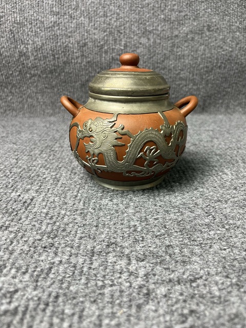 古玩雜項紫砂茶葉罐拍賣，當前價格1588元