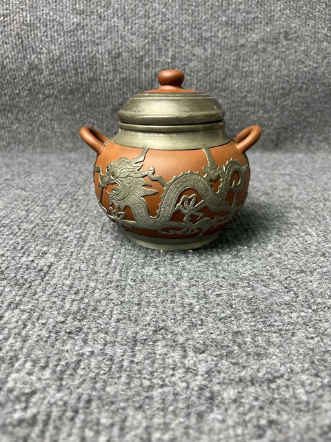 古玩雜項紫砂茶葉罐拍賣，當前價格1588元