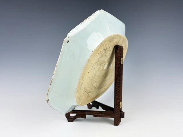 古玩陶瓷清乾隆.青花松鹿牛圖大盤拍賣，當前價格288元