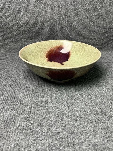 古玩陶瓷青釉紫斑大碗拍賣，當前價格4988元