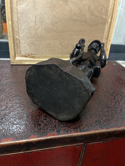 古玩雜項環衛工人立像拍賣，當前價格9800元