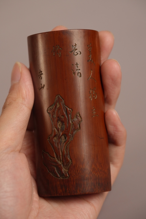 古玩雜項茶則真品鑒賞圖